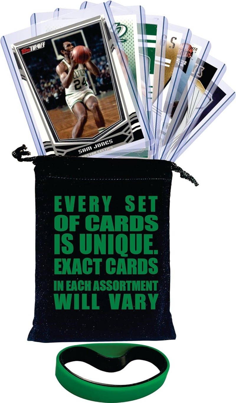 Chaser Boston Celtics Legends Cards: Larry Bird, John Havlicek, Bill Russell, Paul Pierce, Robert Parrish, Kevin Mchale, and Sam Jones (7) Assorted GOAT Card Gift Pack - Image 5